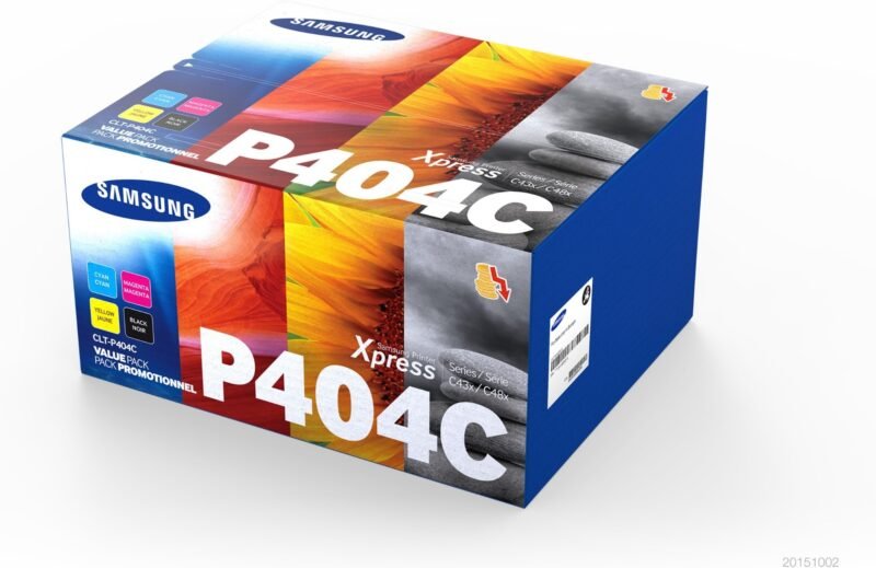 SAMSUNG CLT-P404C - 4-pack - black, yellow, cyan, magenta - original - toner cartridge (SU365A), photo 1 of 1