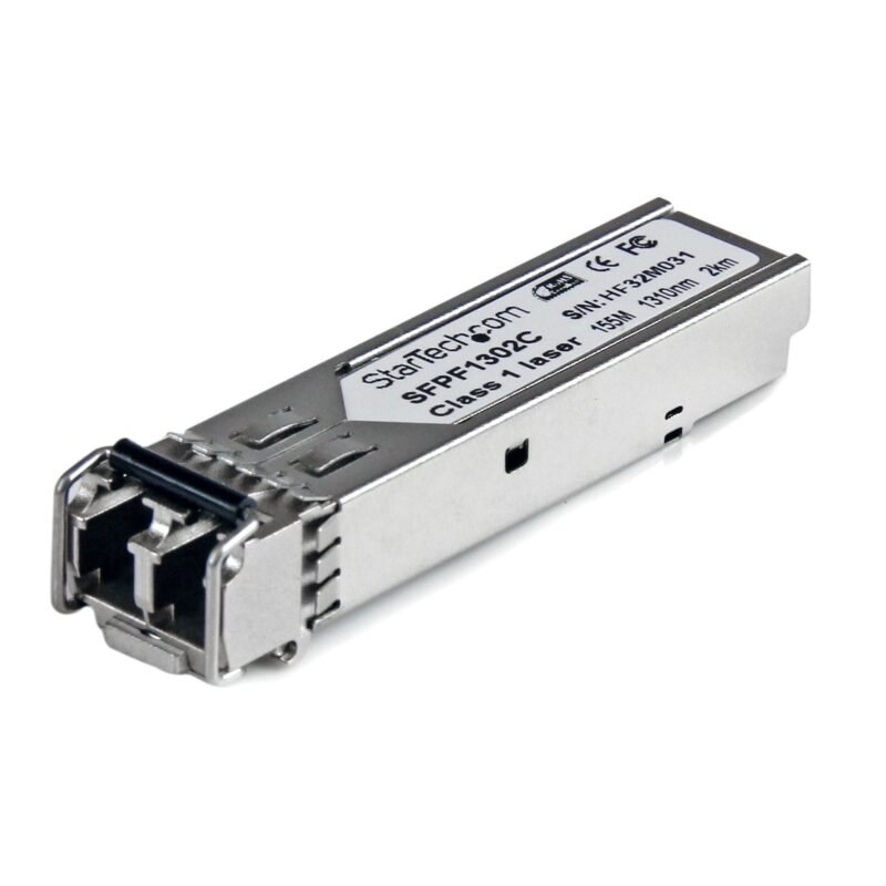 STARTECH.COM Cisco GLC-FE-100FX Compatible SFP Module, 100BASE-FX, 100Mbps Multimode Fiber MMF Optic, photo 1 of 1