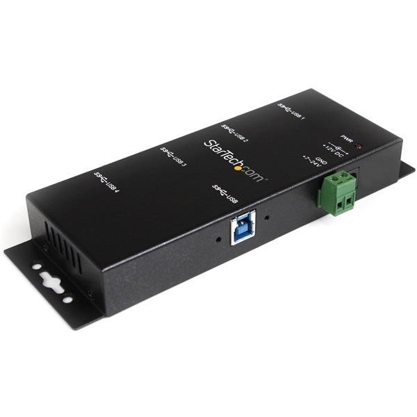 STARTECH.COM 4-Port USB 3.0 Hub - Industrial USB Expansion Hub with ESD Protection - TAA Compliant, photo 1 of 1
