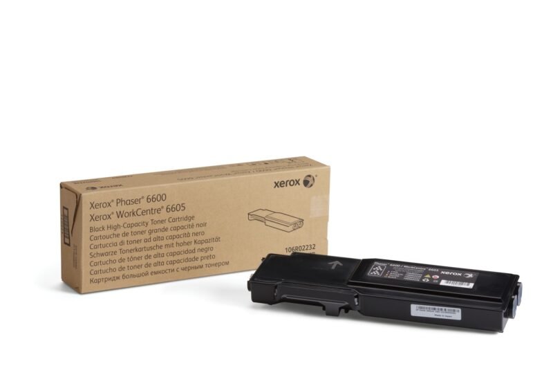 Xerox Phaser 6600/WorkCentre 6605 Tonercartridge met hoge capaciteit zwart (8.000 pagina's), foto 1 van 1