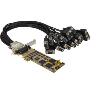STARTECH.COM StarTech.comPCI Express Serial Card - 16 DB9 RS232 Ports - Low and Full Profile