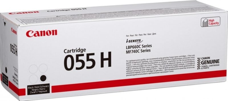 CANON 055 H - high capacity - black - original - toner cartridge, photo 1 of 1