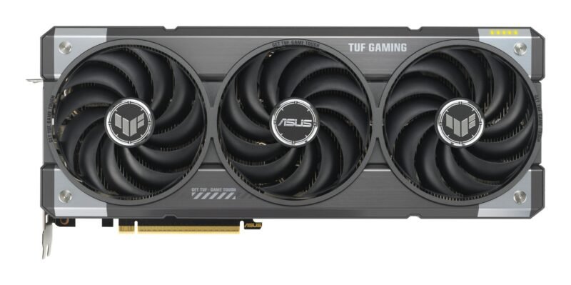 Asus TUF GAMING RTX5070 Ti OC, PCIe5, 16GB DDR7, 2 HDMI, 3 DP, 2610MHz Clock, RGB Lighting, Overclocked, photo 1 of 1