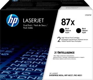 HP 87X originele high-capacity zwarte LaserJet tonercartridges, 2-pack