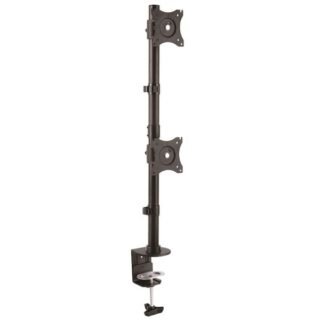 STARTECH.COM Vertical Desk Mount Dual Monitor Arm - For Monitors 13" to 27" - Adjustable