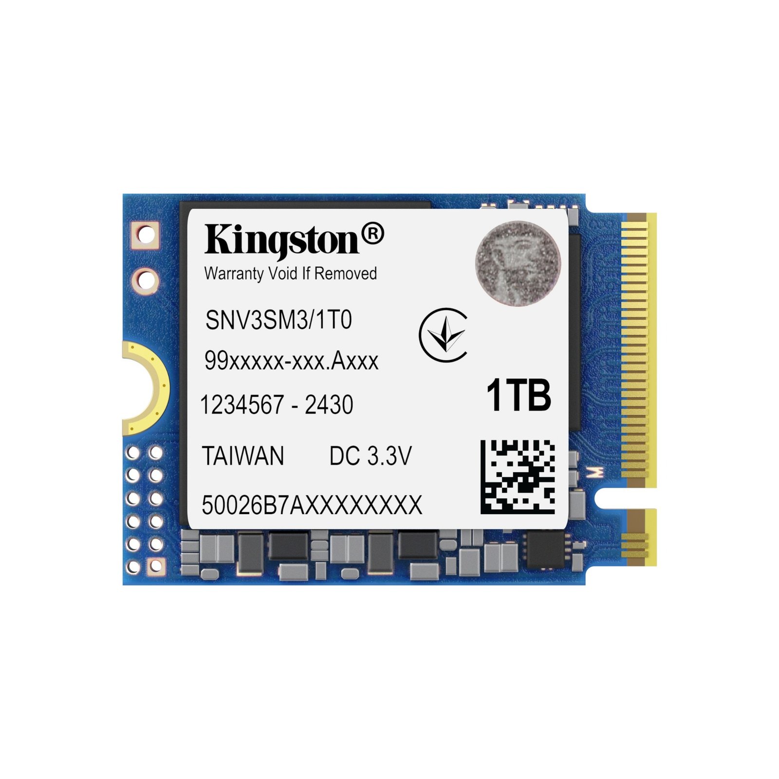 Kingston 1000G NV3 M.2 2230 NVMe SSD, 1 TB, M.2,