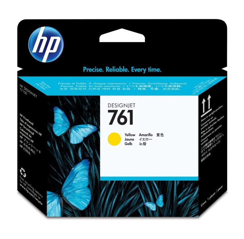 HP 761 gele Designjet printkop, foto 1 van 1
