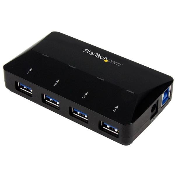 STARTECH.COM 4-Port USB 3.0 Hub plus Dedicated Charging Port - 1 x 2.4A Port, photo 1 of 1