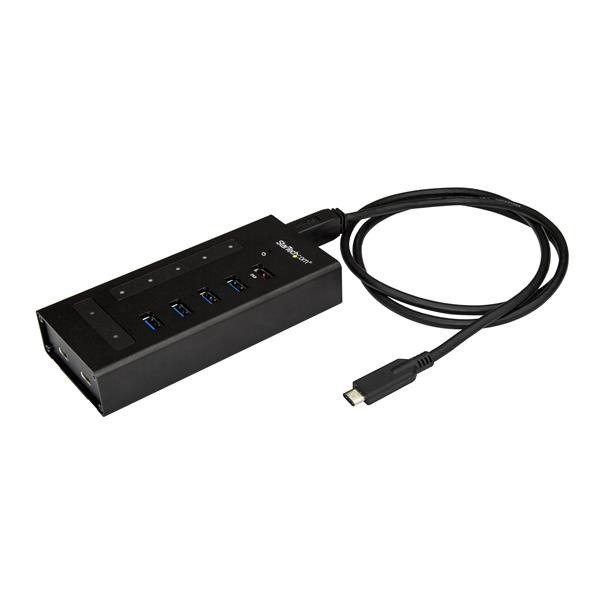 STARTECH.COM 7 Port USB C Hub, USB Type-C to 2x USB-C/5x USB-A, Moutable Metal Hub, USB 3.0, SuperSp, photo 1 of 1