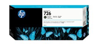 HP 726 matzwarte DesignJet inktcartridge, 300 ml