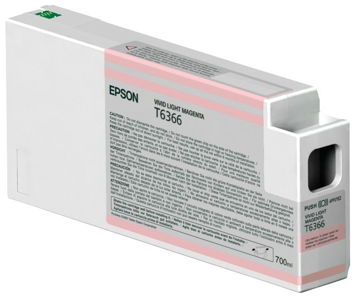 Epson inktpatroon Vivid Light Magenta T636600 UltraChrome HDR 700 ml, foto 1 van 1