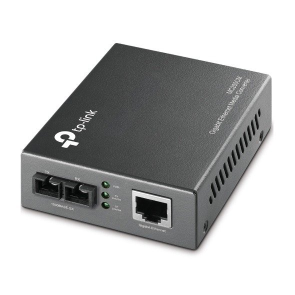 TP-LINK MC200CM Transceiver/Media Converter - 2 Port(s) - 1 x Network (RJ-45) - 1 x SC, photo 1 of 1