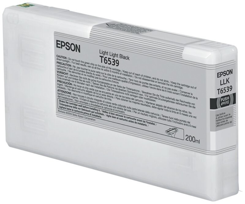 Epson T6539 Light Light Black Ink Cartridge (200ml), foto 1 van 1