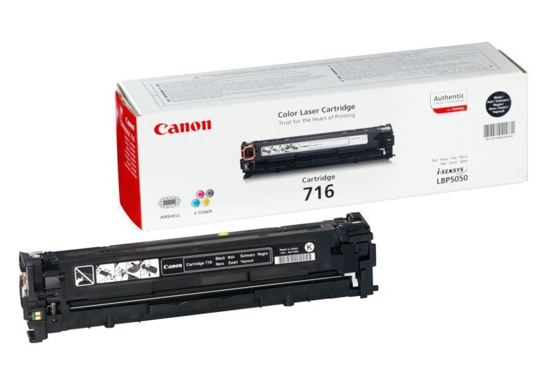 Canon Cartridge 716 Black tonercartridge 1 stuk(s) Origineel Zwart, foto 1 van 1