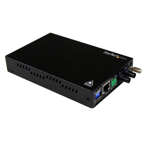 STARTECH.COM 10/100 Mbps Multi Mode Fiber Media Converter ST 2 km - 10/100Base-TX, 100Base-FX, photo 1 of 1
