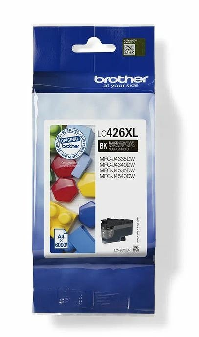 Brother LC-426XLBK inktcartridge 1 stuk(s) Origineel Hoog (XL) rendement Zwart, foto 1 van 1
