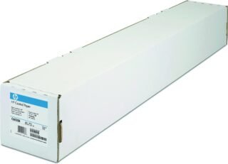 HP Coated Paper - A0 - 914.40 mm x 45.72 m - 26 lb Basis Weight - 0% Recycled Content - Matte