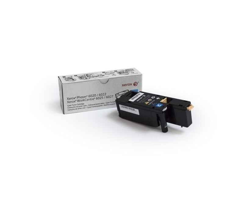 Xerox Phaser 6020/6022 WorkCentre 6025/6027 Standaardcapaciteit tonercartridge cyaan (1.000 pagina's), foto 1 van 1