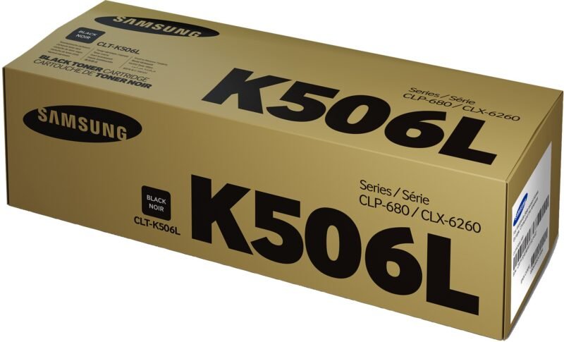 SAMSUNG CLT-K506L - High Yield - black - original - toner cartridge (SU171A), photo 1 of 1