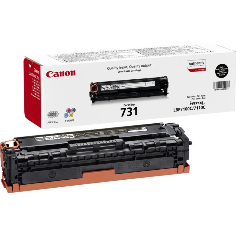 Canon 731 tonercartridge 1 stuk(s) Origineel Zwart, foto 1 van 1