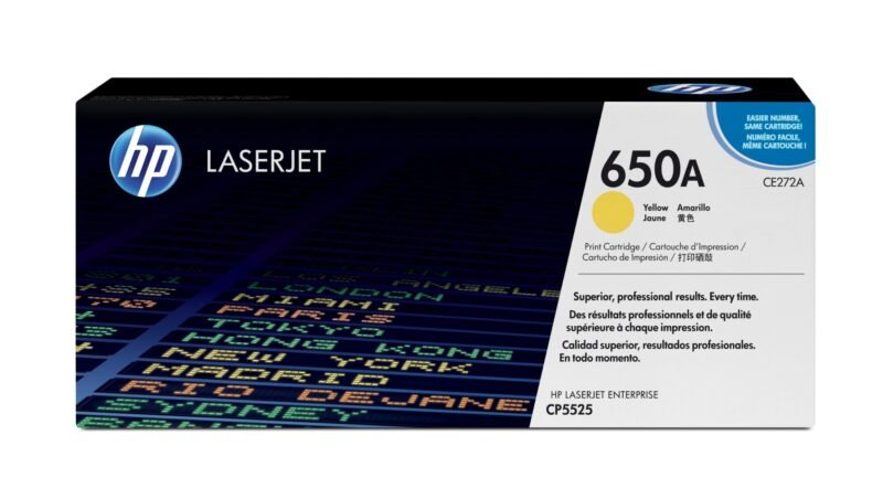 HP 650A originele gele LaserJet tonercartridge, foto 1 van 1
