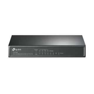 TP-LINK TL-SF1008P 8 Ports Ethernet Switch - 8 x Fast Ethernet Network - 2 Layer Supported - Desktop