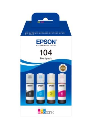 EPSON 104 4 COLOUR INK Pack