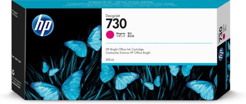 HP 730 magenta DesignJet inktcartridge, 300 ml, foto 1 van 1