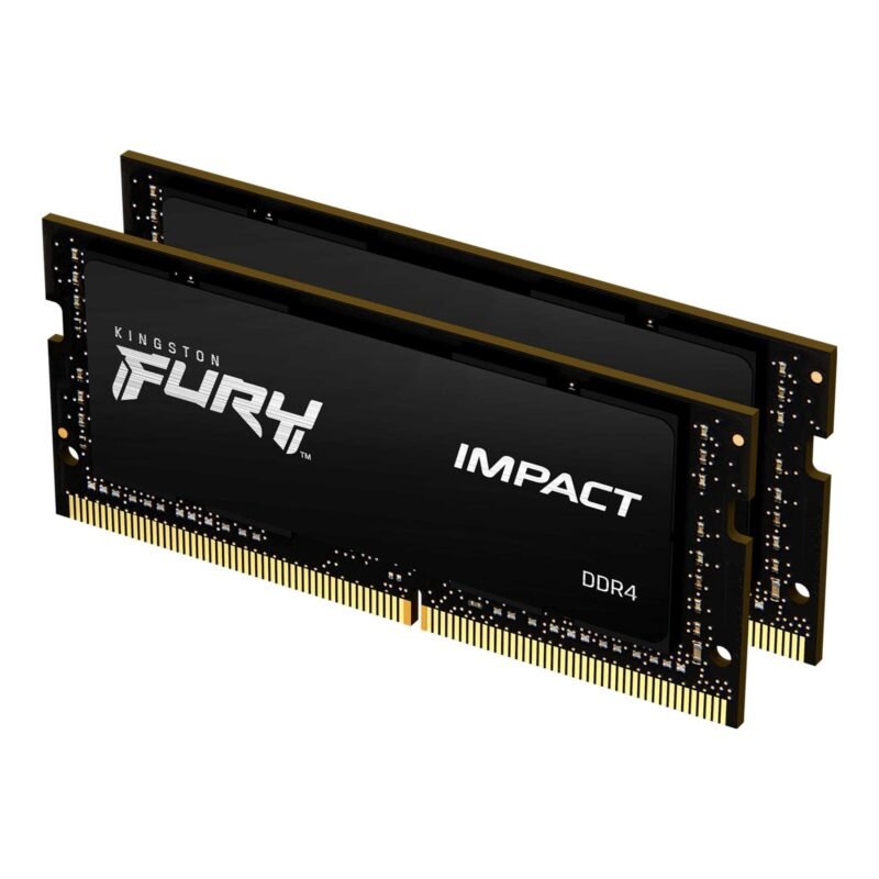 Kingston Fury Impact KF432S20IBK2/16 16GB DDR4 (2x8GB) 3200MHz,  Non ECC, CL20, 1.2V, SODIMM Memory, photo 1 of 1