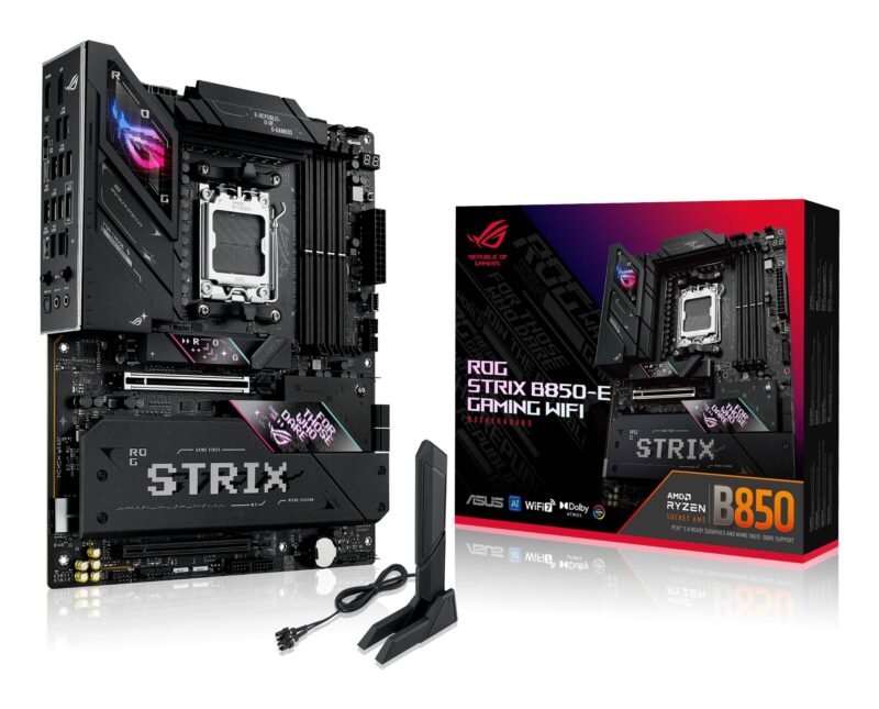 ASUS ROG STRIX B850-E GAMING WIFI, AMD, Sockel AM, photo 1 of 1