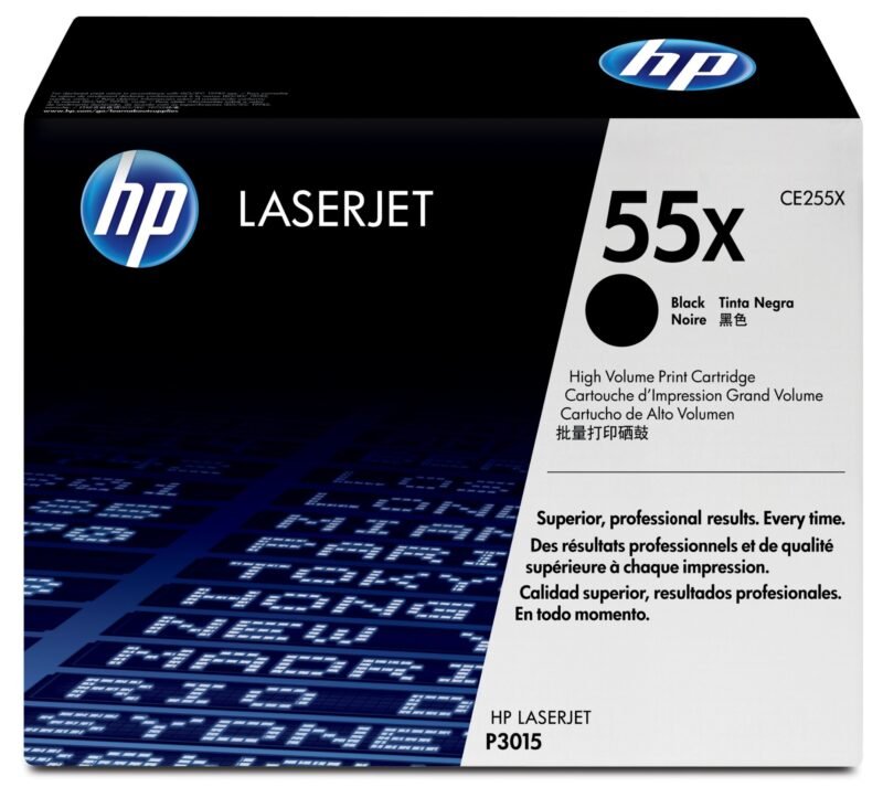 HP 55X originele high-capacity zwarte LaserJet tonercartridge, foto 1 van 1