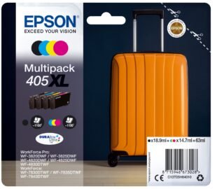 EPSON DURABrite Ultra 405XL Original Ink Cartridge - Multi-pack - Black, Cyan, Magenta, Yellow