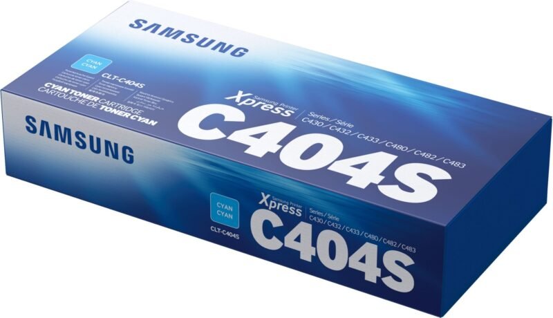 Samsung CLT-C404S cyaan tonercartridge, foto 1 van 1