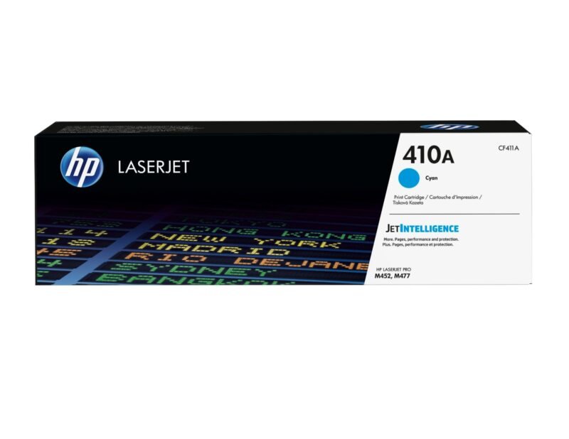 HP 410A - cyan - original - LaserJet - toner cartridge (CF411A), photo 1 of 1