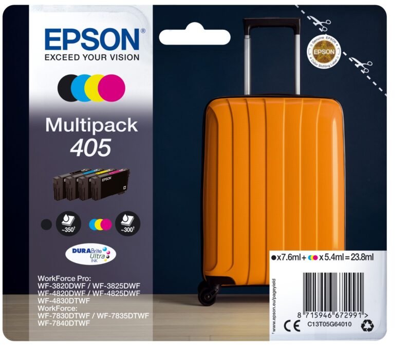 Epson Multipack 4-colours 405 DURABrite Ultra Ink, foto 1 van 1