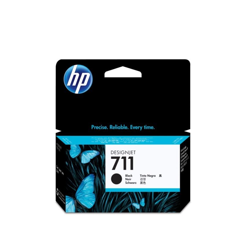 HP 711 zwarte DesignJet inktcartridge, 38 ml, foto 1 van 1
