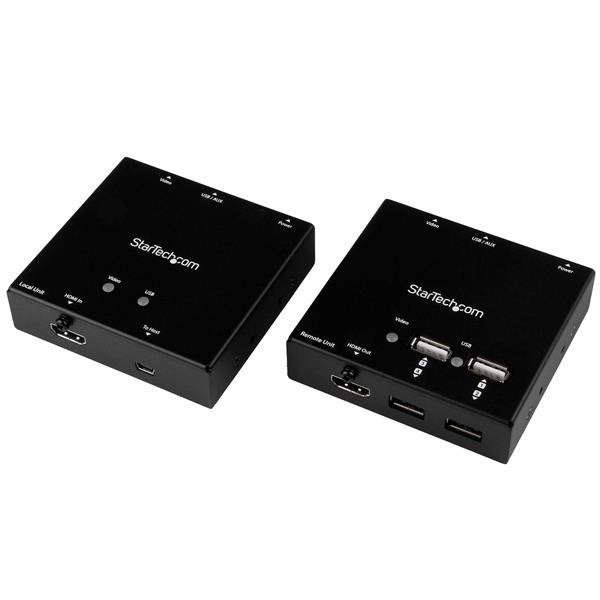 STARTECH.COM HDMI over CAT6 Extender with 4-port USB Hub - Remote HDMI over CAT5 or CAT6, photo 1 of 1