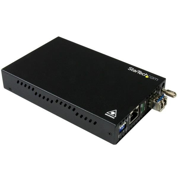 STARTECH.COM Singlemode (SM) LC Fiber Media Converter for 1Gbe Network - 20km - Gigabit Ethernet, photo 1 of 1