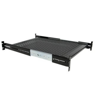 STARTECH.COM 2U Sliding Server Rack Mount Shelf - Adjustable Mounting Depth - Vented - 50lb