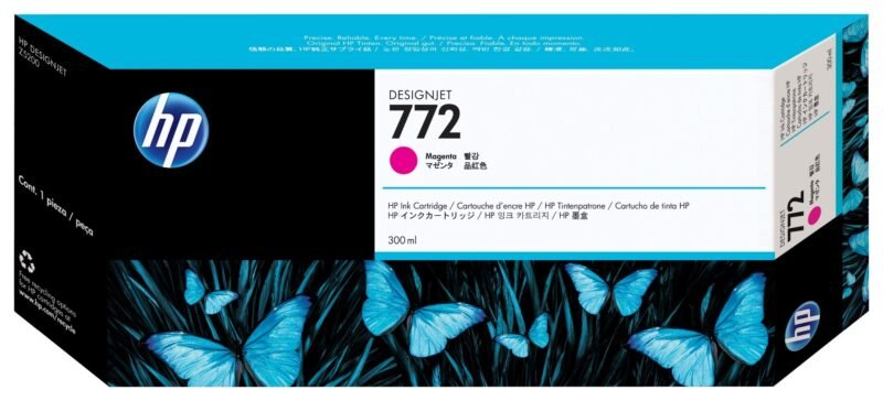 HP 772 magenta DesignJet inktcartridge, 300 ml, foto 1 van 1