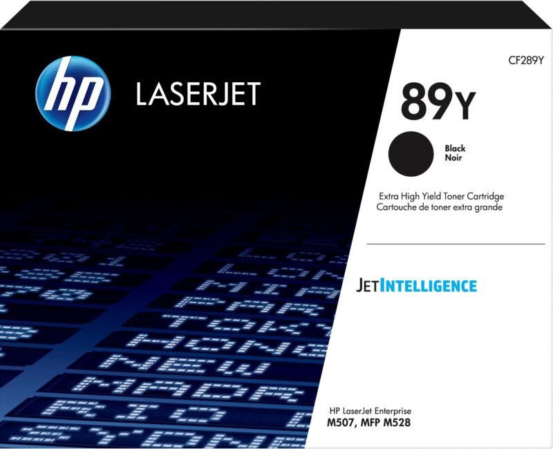 HP 89Y - high capacity - black - original - LaserJet - toner cartridge (CF289Y), photo 1 of 1
