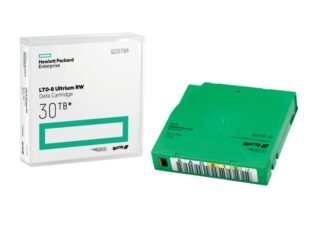 HPE Data Cartridge LTO-8 - Rewritable - Labeled - 20 Pack - 12 TB (Native) / 30 TB (Compressed)