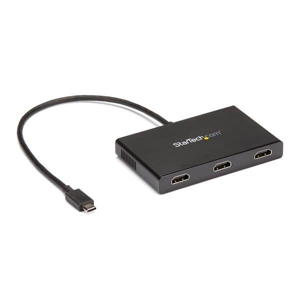STARTECH.COM 3-Port Multi Monitor Adapter, USB-C to 3x HDMI Video Splitter, USB Type-C DP 1.2 Alt Mo, photo 1 of 1