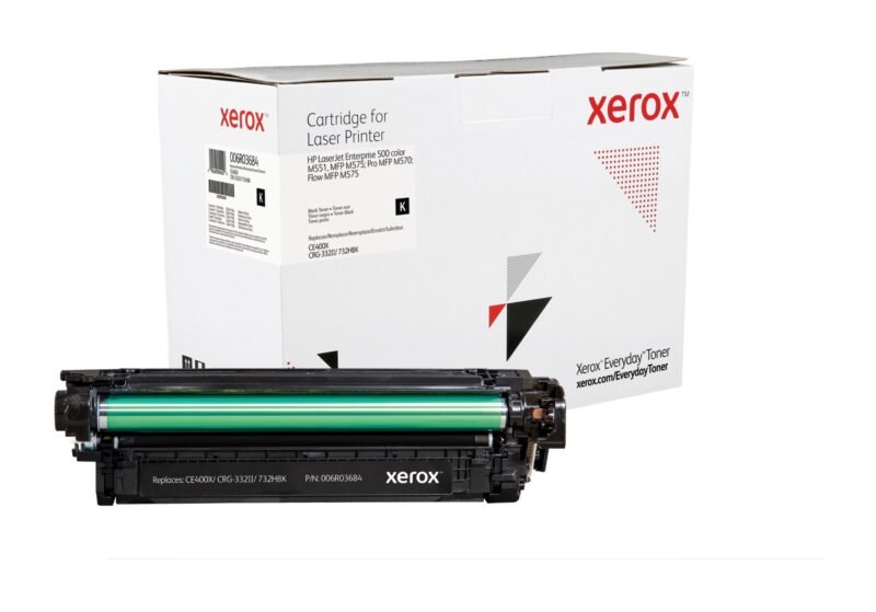 Everyday™ Zwart Toner van Xerox is compatibel met HP 507X (CE400X), Hoge capaciteit, foto 1 van 1