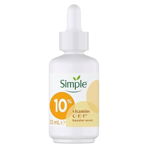 Simple 10% Vitamin C + E + F Booster Serum, Vitamin C serum for Face, Suitable for all Skin Types for Youthful, Glowing Skin 30 ml, photo 1 of 1