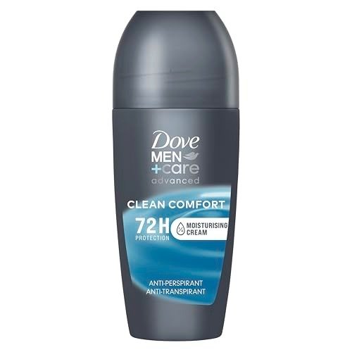 Dove Advanced Clean Comfort Antiperspirant Deodorant Roll On deodorant for men wth Triple Action Technology for 72h sweat & odour protection 50 ml, photo 1 of 1
