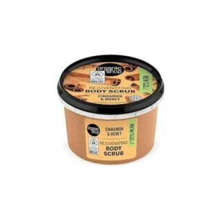 Organic Shop 250ml Body Scrub Rejuvenating Cinnamon & Honey