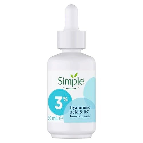 Simple 3% Hyaluronic Acid + B5* Booster Serum Serum Skin Care Suitable for All Skin Types for Hydrated, Softer Skin 30 ml, photo 1 of 1