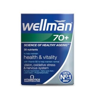 Vitabiotics Multivitamin Tablets for Men Over 70 Years, Wellman