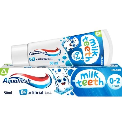 Aquafresh Milk Teeth Baby Toothpaste 0-2 years, Toddler Toothpaste for Infants, Gentle care for Milk Teeth, 50ml, photo 1 of 1